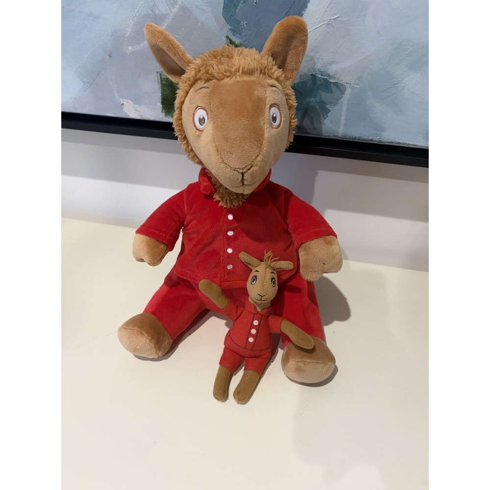 Llama Llama Red Pajama Plush Doll Set Large & Mini Stuffed Animal Book Character
